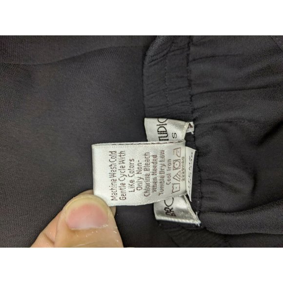 Brownstone Studio Size PL Black Skirt Long Straight Lined Petite - Picture 4 of 4